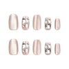 Medium Pink Square Press on Nails