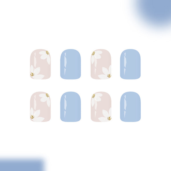 12 Sizes-24 Pcs Press On Nails C1785
