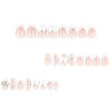 12 Sizes-24 Pcs Press On Nails JP4014