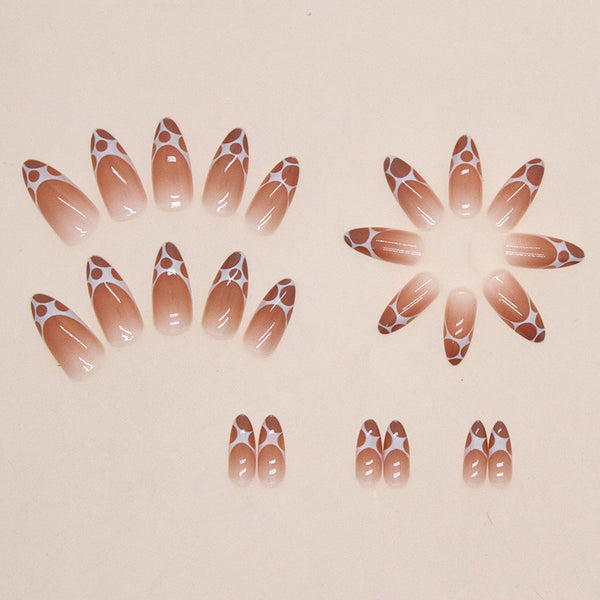 12 Sizes-24 Pcs Press On Nails W971