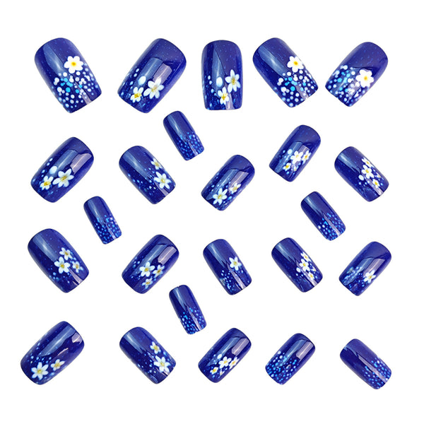 12 Sizes-24 Pcs Press On Nails Y1453
