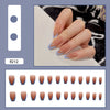12 Sizes-24 Pcs Press On Nails R201