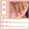 12 Sizes-24 Pcs Press On Nails F062