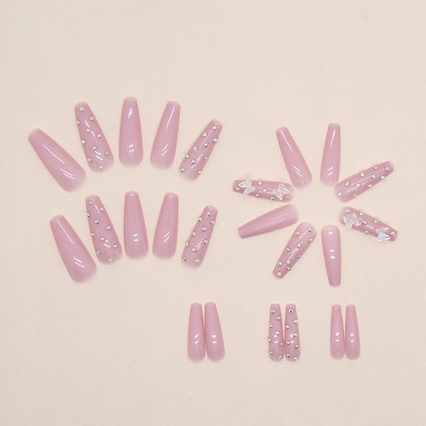 12 Sizes-24 Pcs Press On Nails Z728