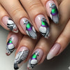 12 Sizes-24 Pcs Press On Nails Y1947