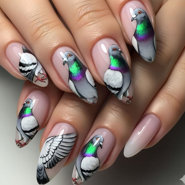 12 Sizes-24 Pcs Press On Nails Y1947