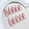 12 Sizes-24 Pcs Press On Nails W1900