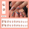 12 Sizes-24 Pcs Press On Nails W152