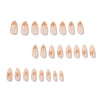 12 Sizes-24 Pcs Press On Nails JP4408