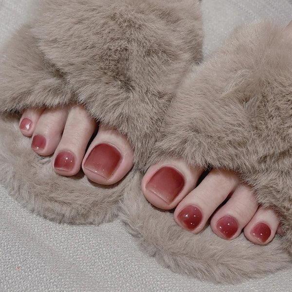 12 Sizes-24 Pcs Press On Nails F028