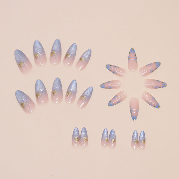 12 Sizes-24 Pcs Press On Nails W1545
