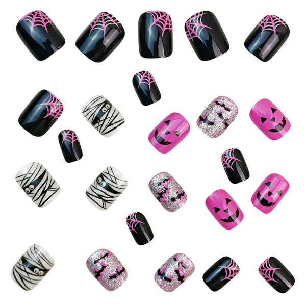 12 Sizes-24 Pcs Press On Nails Y173