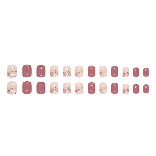 12 Sizes-24 Pcs Press On Nails W784