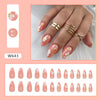 12 Sizes-24 Pcs Press On Nails W645