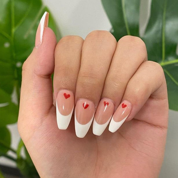 12 Sizes-24 Pcs Press On Nails JP1339
