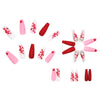 12 Sizes-24 Pcs Press On Nails Z267