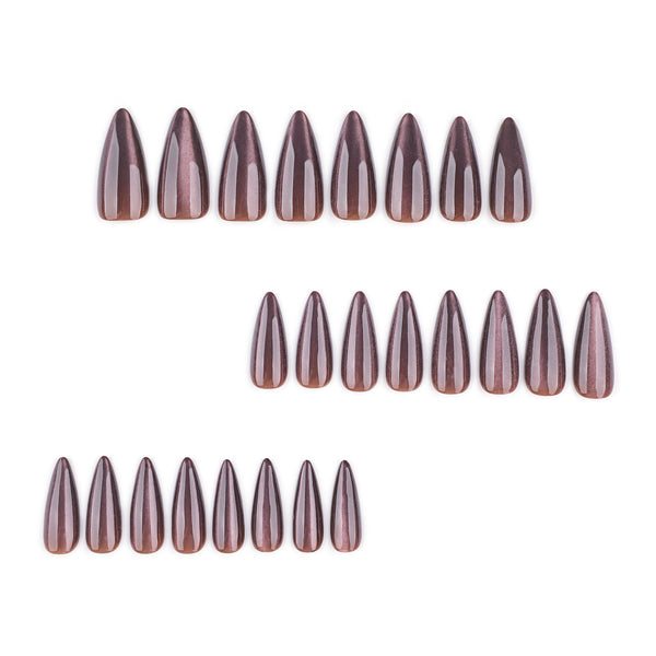 12 Sizes-24 Pcs Press On Nails JP4190