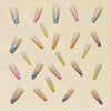 12 Sizes-24 Pcs Press On Nails Y089
