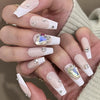 12 Sizes-24 Pcs Press On Nails JP3015