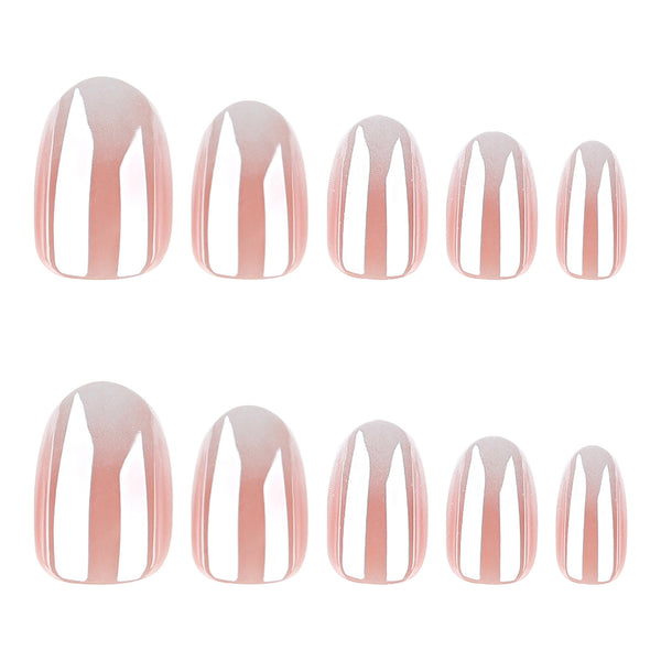 12 Sizes-24 Pcs Press On Nails JP4213