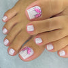 12 Sizes-24 Pcs Press On Nails F088