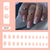12 Sizes-24 Pcs Press On Nails W486