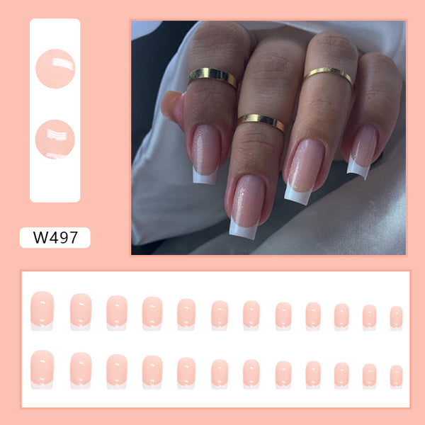 12 Sizes-24 Pcs Press On Nails W486