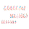 12 Sizes-24 Pcs Press On Nails JP2988