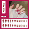 12 Sizes-24 Pcs Press On Nails Z082