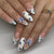 12 Sizes-24 Pcs Press On Nails JP3822