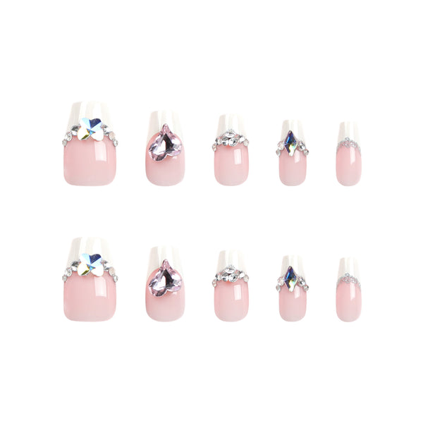 12 Sizes-24 Pcs Press On Nails JP2897