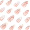 12 Sizes-24 Pcs Press On Nails JP4109