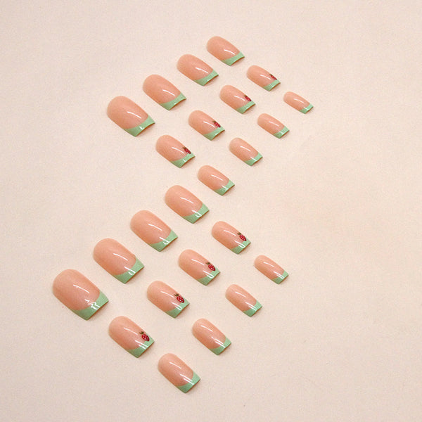 12 Sizes-24 Pcs Press On Nails W1352