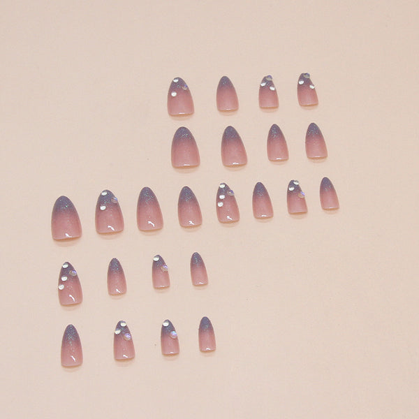 12 Sizes-24 Pcs Press On Nails Z857