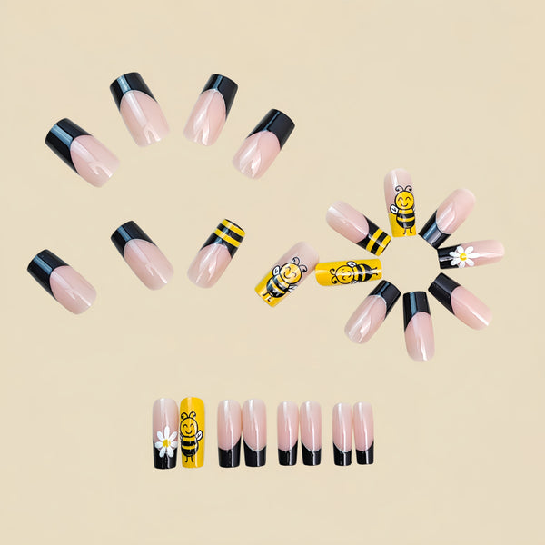 12 Sizes-24 Pcs Press On Nails Y1869