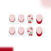 12 Sizes-24 Pcs Press On Nails C1305