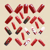 12 Sizes-24 Pcs Press On Nails Y1218