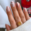 12 Sizes-24 Pcs Press On Nails Y058