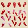 12 Sizes-24 Pcs Press On Nails Y511