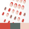 12 Sizes-24 Pcs Press On Nails JP1895