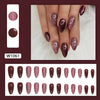 12 Sizes-24 Pcs Press On Nails W1061