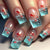 12 Sizes-24 PcsPress On Nails Y931