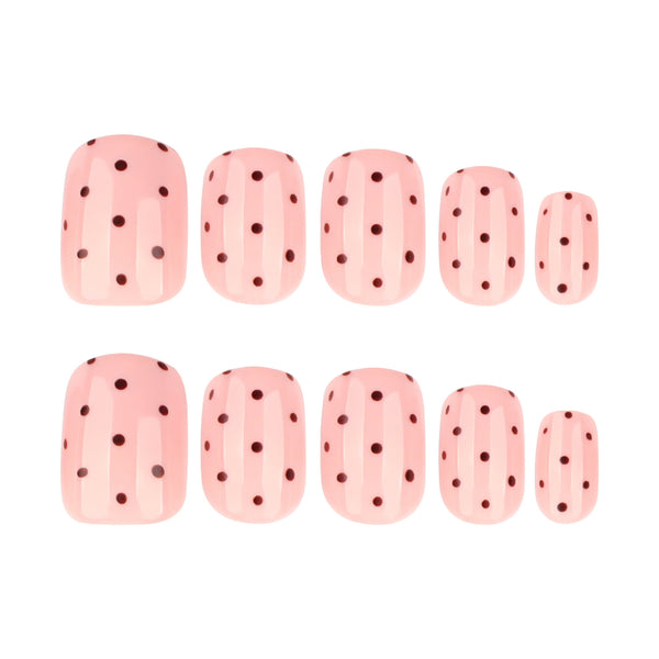 12 Sizes-24 Pcs Press On Nails JP4147