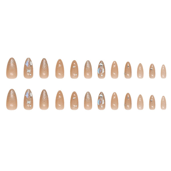 12 Sizes-24 Pcs Press On Nails Z523