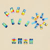12 Sizes-24 Pcs Press On Nails Y800