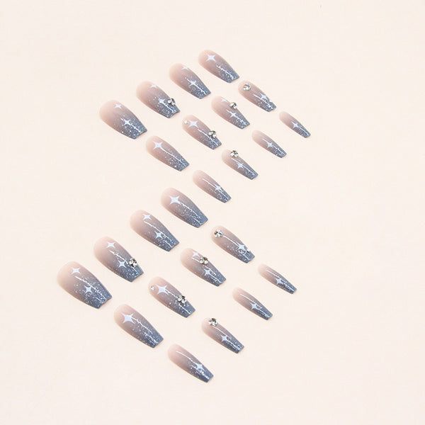 12 Sizes-24 Pcs Press On Nails Z662