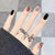 12 Sizes-24 Pcs Press On Nails Z501