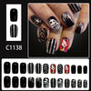 12 Sizes-24 Pcs Press On Nails C1138