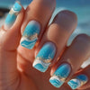12 Sizes-24 Pcs Press On Nails Y1555