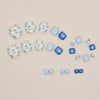 12 Sizes-24 Pcs Press On Nails F094
